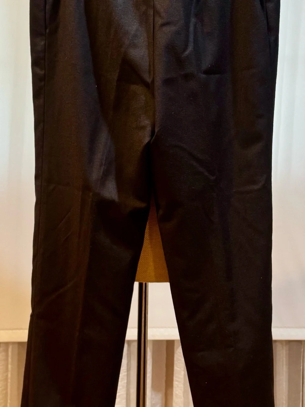 CHANEL Black Womens Dress Trousers, fully lined, elegant style, size 46